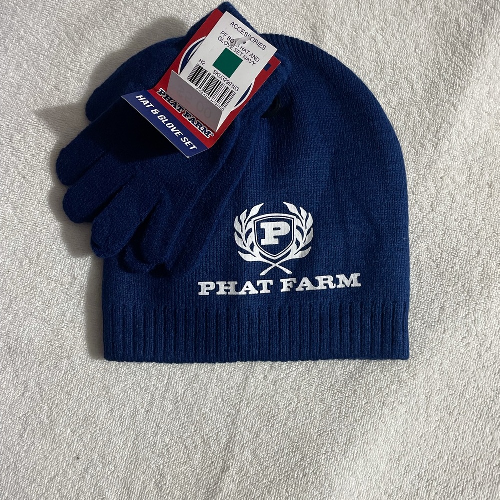 Phat farm boys hat set